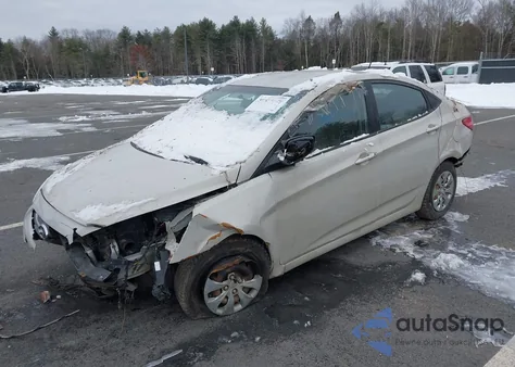 2016 Hyundai Accent Se z USA, uszkodzony, nr VIN KMHCT4AE7GU946553